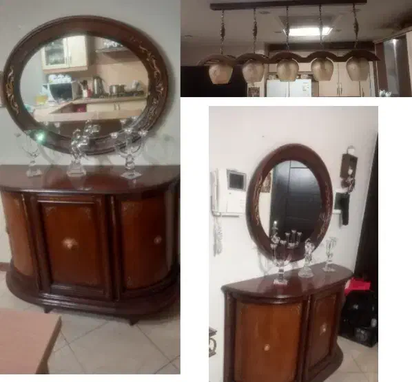 آیینه کنسول لوسترچوبی تزیینی دکوری آنتیک ظرف حراجی|حراج|تهران, نصرت|دیوار