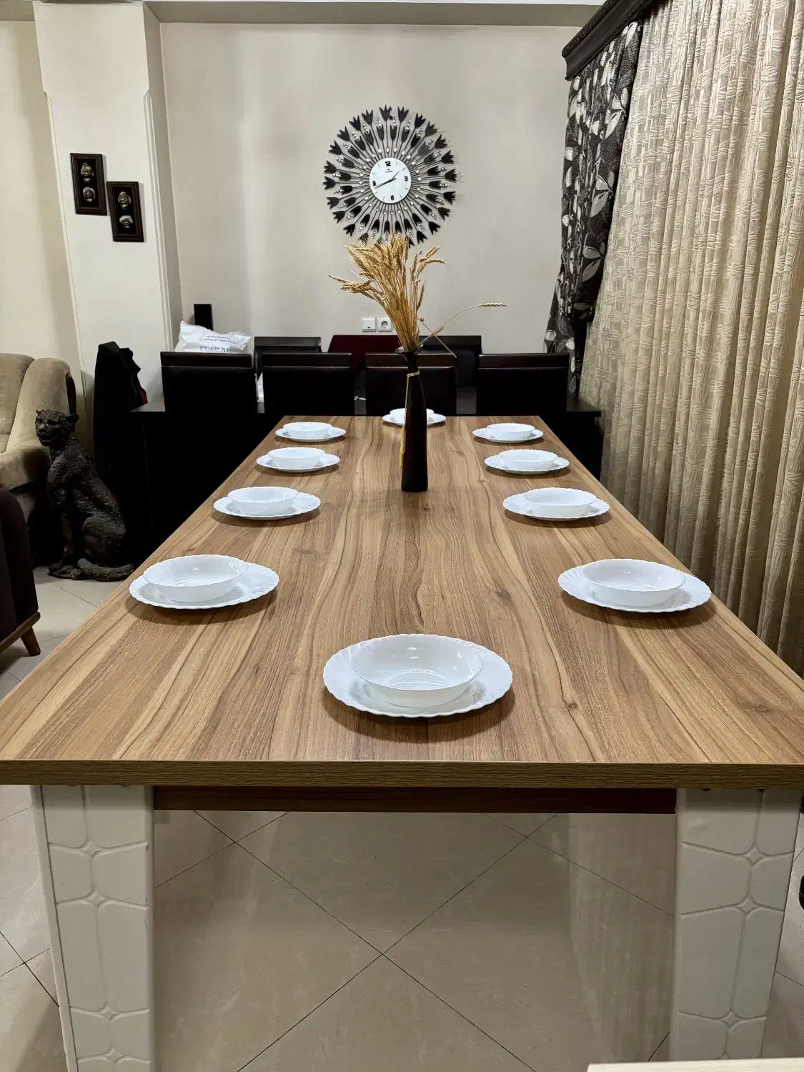میزنهارخوری ۱۰ نفره بهارنارنج|میز و صندلی غذاخوری|بابل, |دیوار