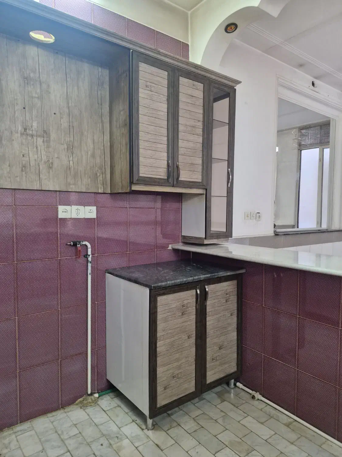 کابینت|آب‌چکان و نظم‌دهنده ظروف|قم, چهل درخت‎|دیوار