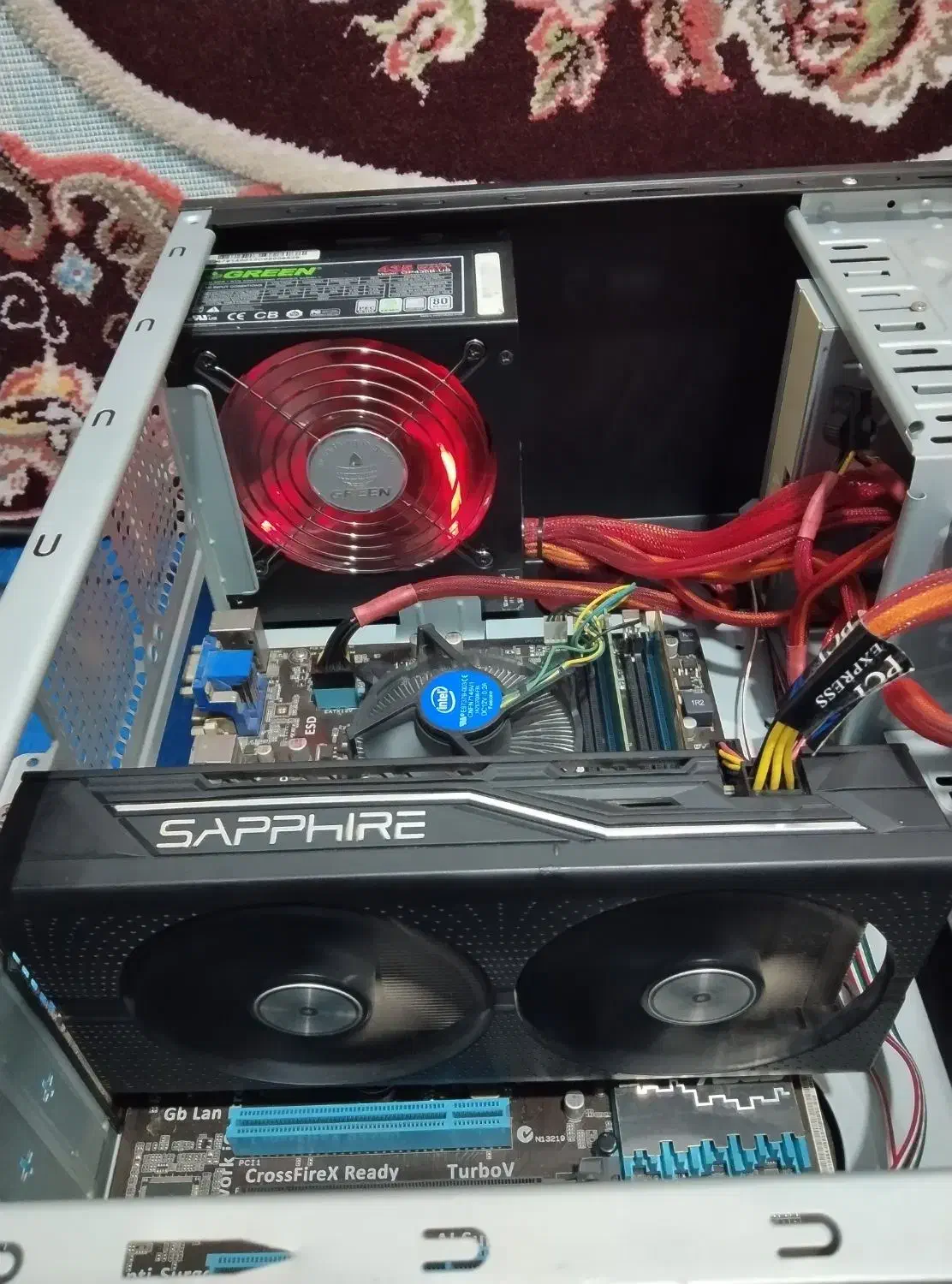 کیس کامپیوتر گیمینگ i7 3770 RAM 16 RX 470 DDR5|رایانه رومیزی|اسلام‌شهر, شهرک مهدیه|دیوار