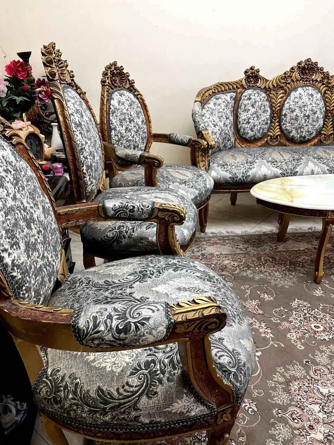 مبل استیل فرحی ، فروش فوری|مبلمان خانگی و میز عسلی|تهران, مینای جنوبی|دیوار