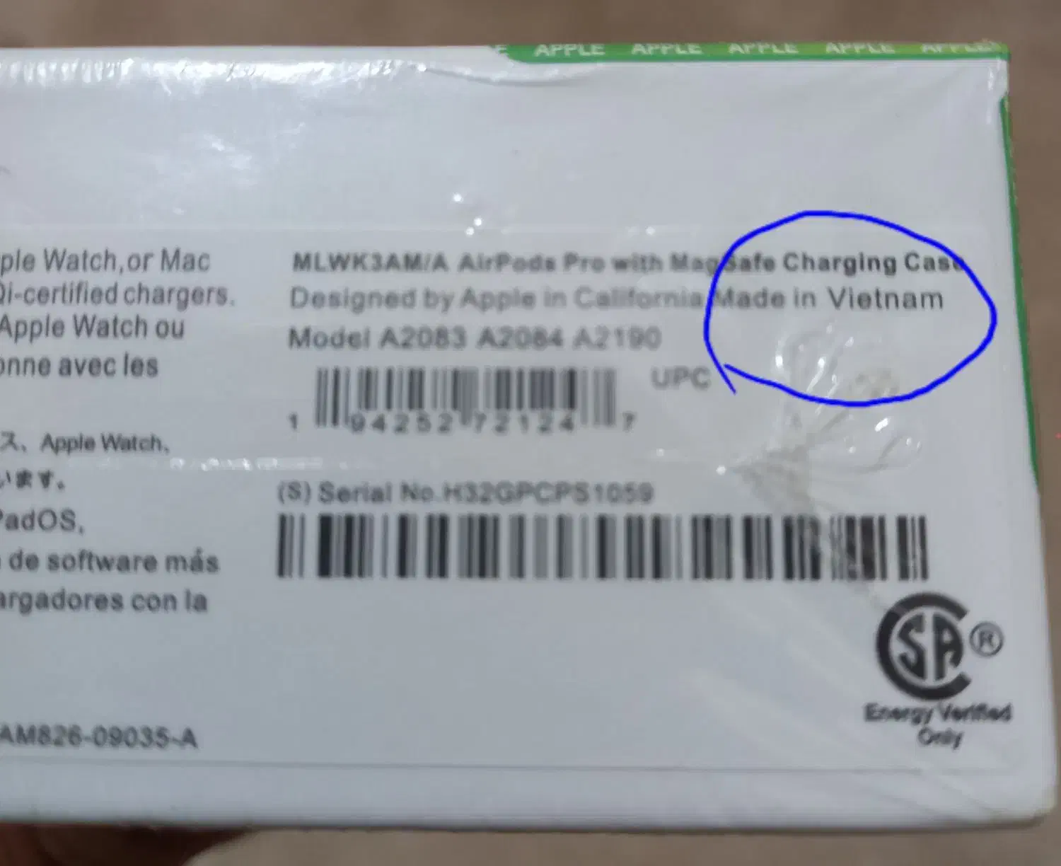 هدفون بی سیم اپل ساخت ویتنام Apple AirPods Pro|لوازم جانبی موبایل و تبلت|کرمانشاه, |دیوار