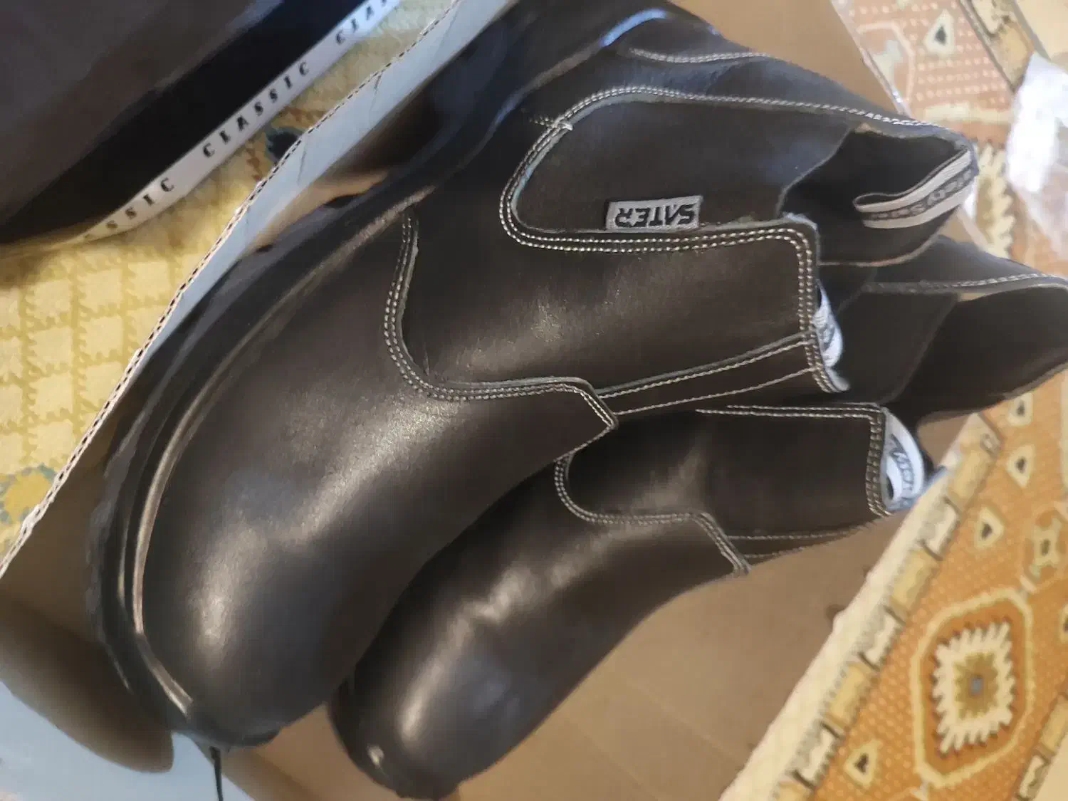 چکمه کارگاهی  ایمنی سایز ۴۱|کیف، کفش، کمربند|خرم‌آباد, |دیوار