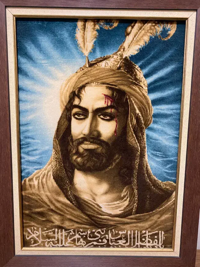 تابلو فرش حضرت ابوالفضل|تابلو فرش|تبریز, |دیوار