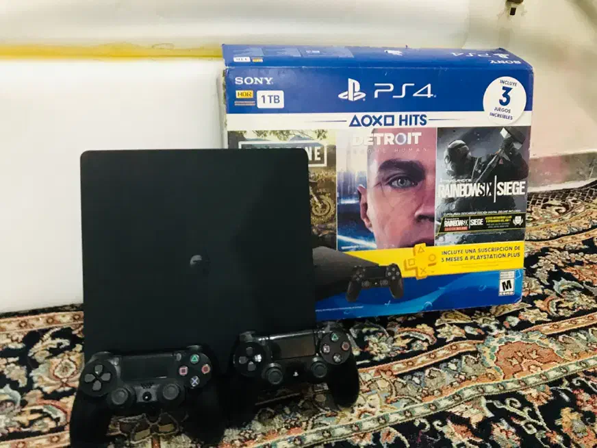PS4 slim 1 T|کنسول، بازی ویدئویی و آنلاین|اهواز, فرهنگ شهر|دیوار