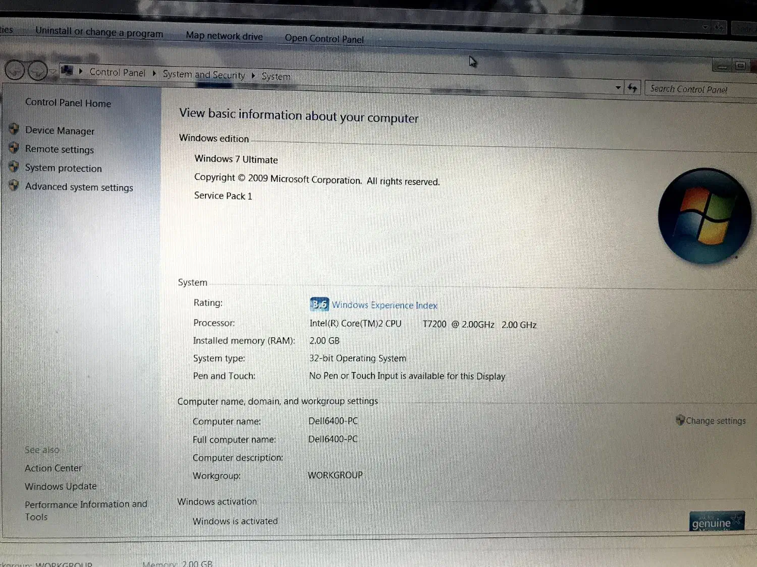 لپ تاپ dell 6400|رایانه همراه|شهریار, کهنز|دیوار