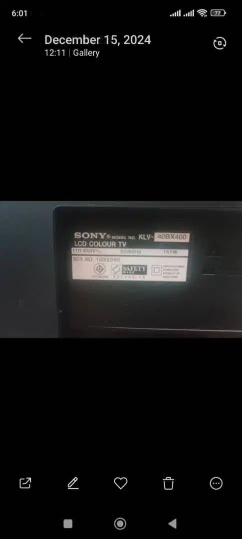 ال سی دی سونی|تلویزیون و پروژکتور|همدان, |دیوار