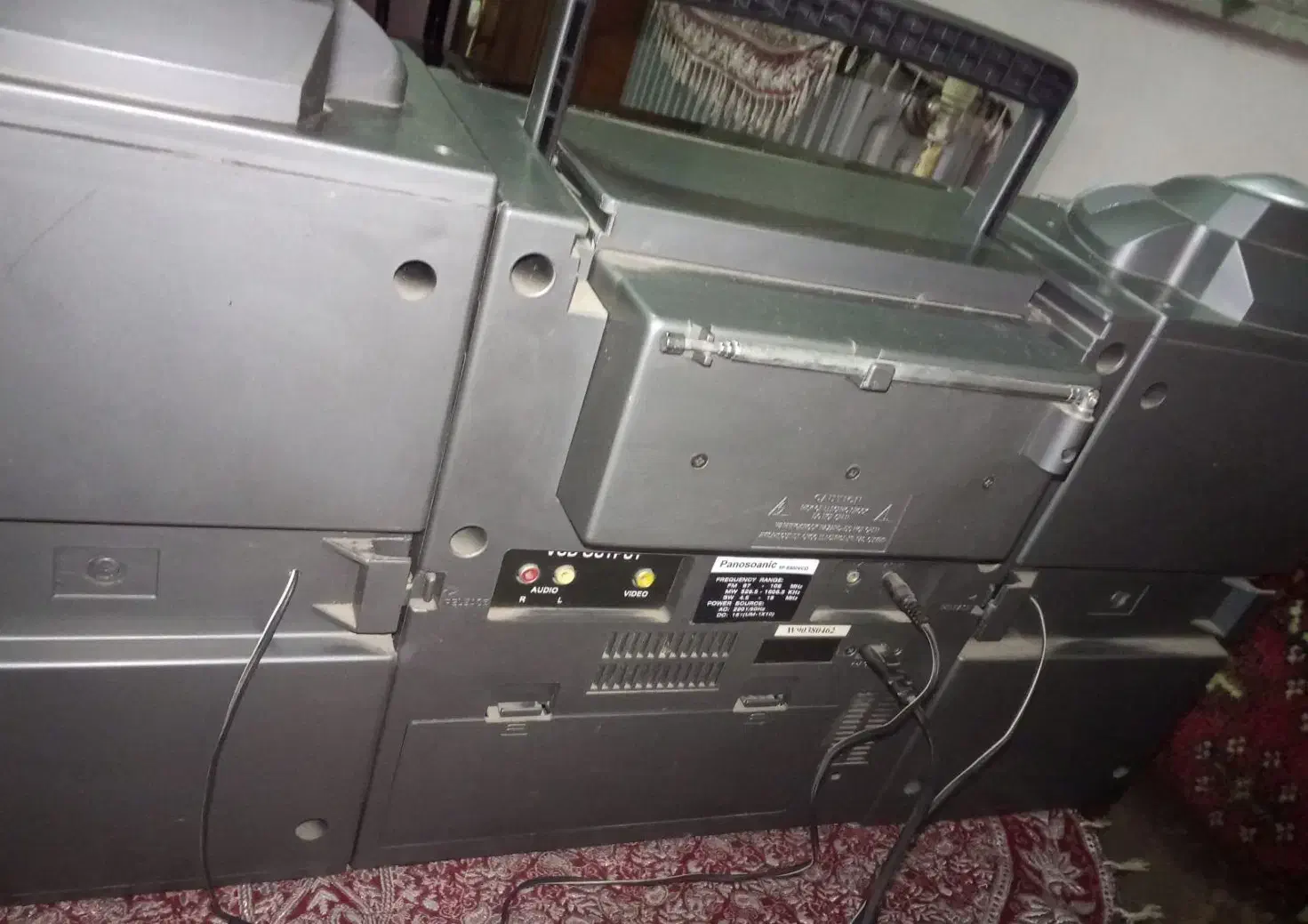 ظبط پاناسونیک  دو کاست  CD خور    با باند بزرگ|سیستم صوتی خانگی|رشت, بازار|دیوار