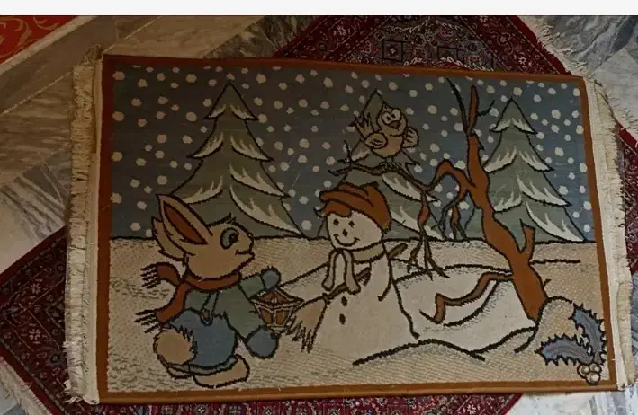 دوعددقالیچه کودکانه|فرش|قرچک, زیبا شهر|دیوار