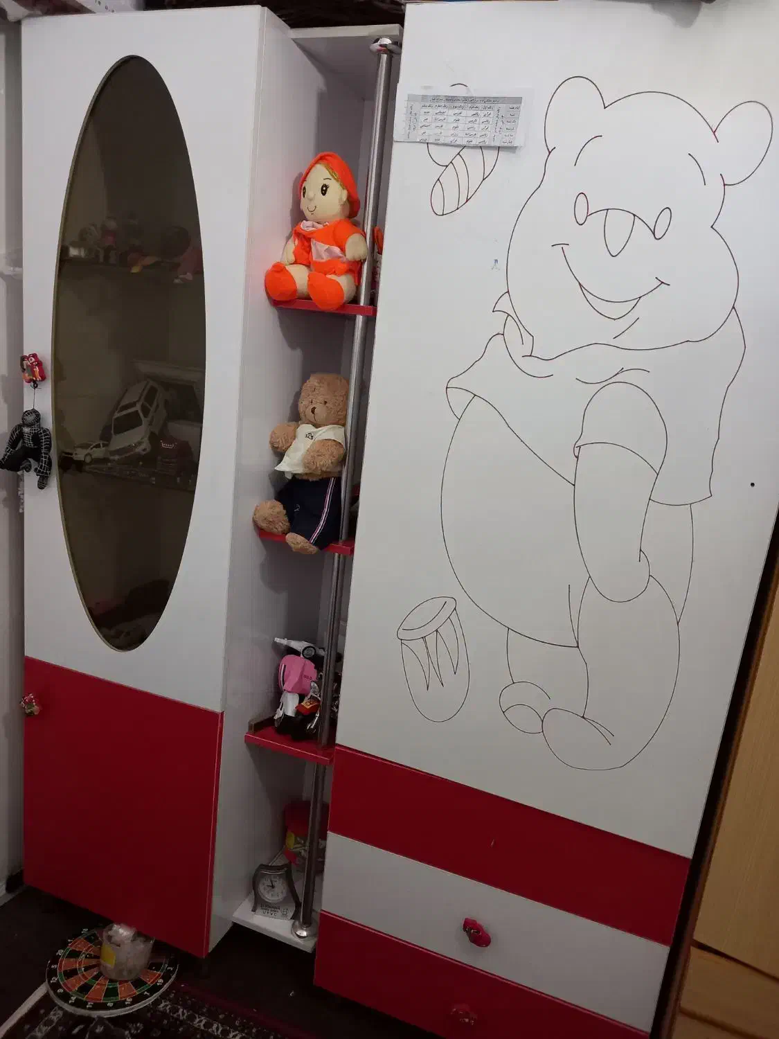 کمد کودک ام دی اف دس ساز|اسباب و اثاث بچه|سنندج, |دیوار