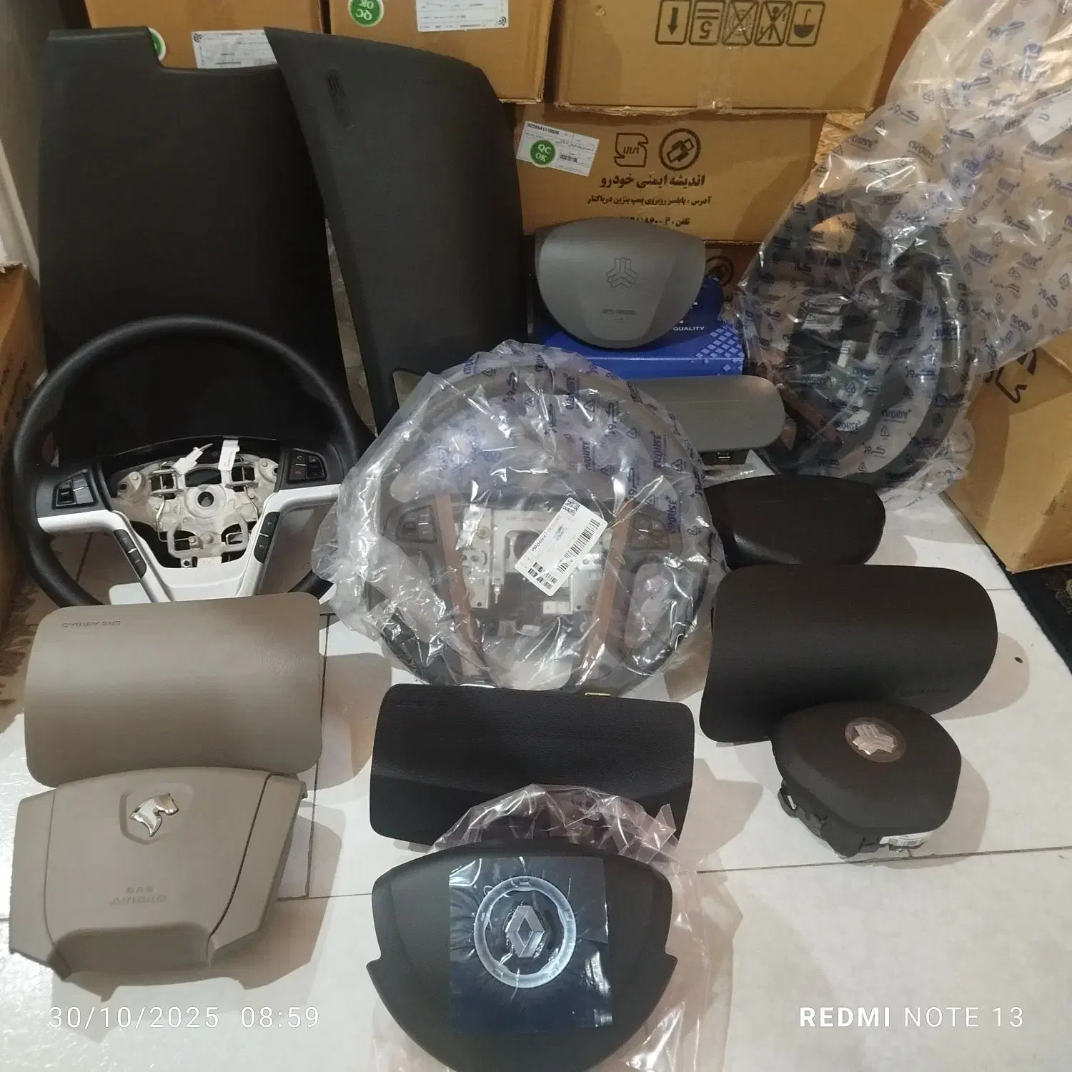 ایربگ و غربیلک فرمان انواع خودرو نصب فعالسازی|قطعات یدکی و لوازم جانبی|شیراز, لاله|دیوار