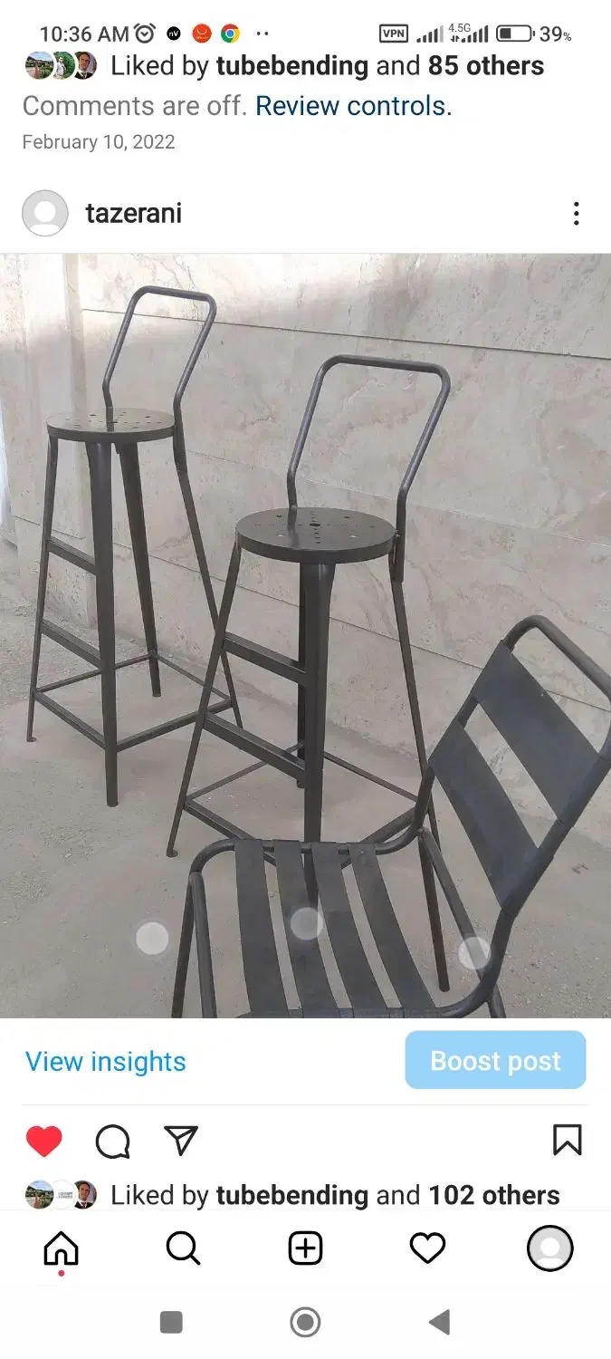 صندلی فلزی|مبلمان اداری|پاکدشت, پاکدشت (مامازند)|دیوار