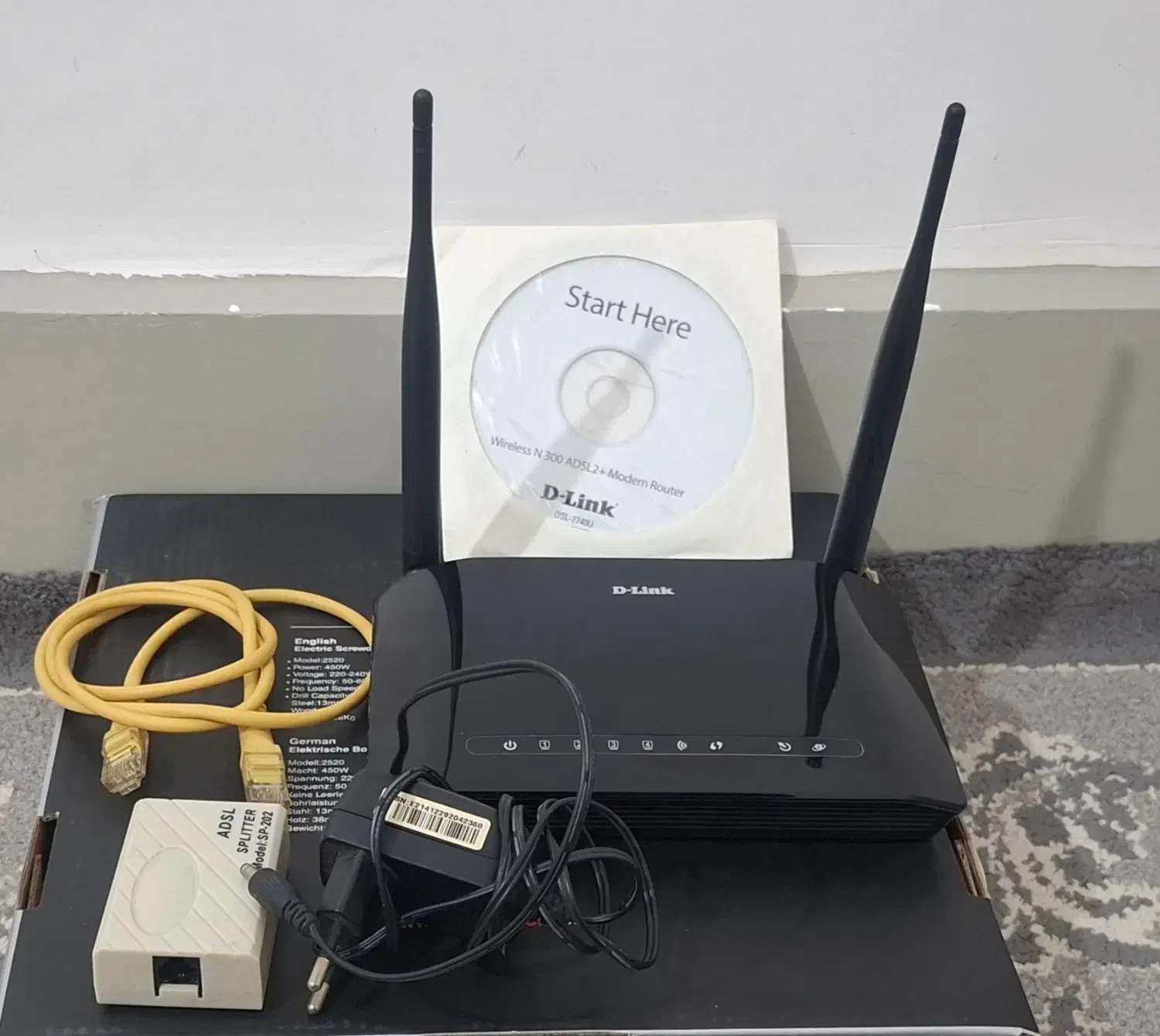 مودم دو آنتنه دلینک Adsl|مودم و تجهیزات شبکه|ایذه, |دیوار