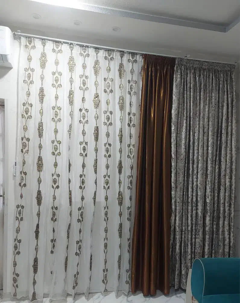 پرده ۳ متری|پرده، رانر، رومیزی|بندر گناوه, |دیوار