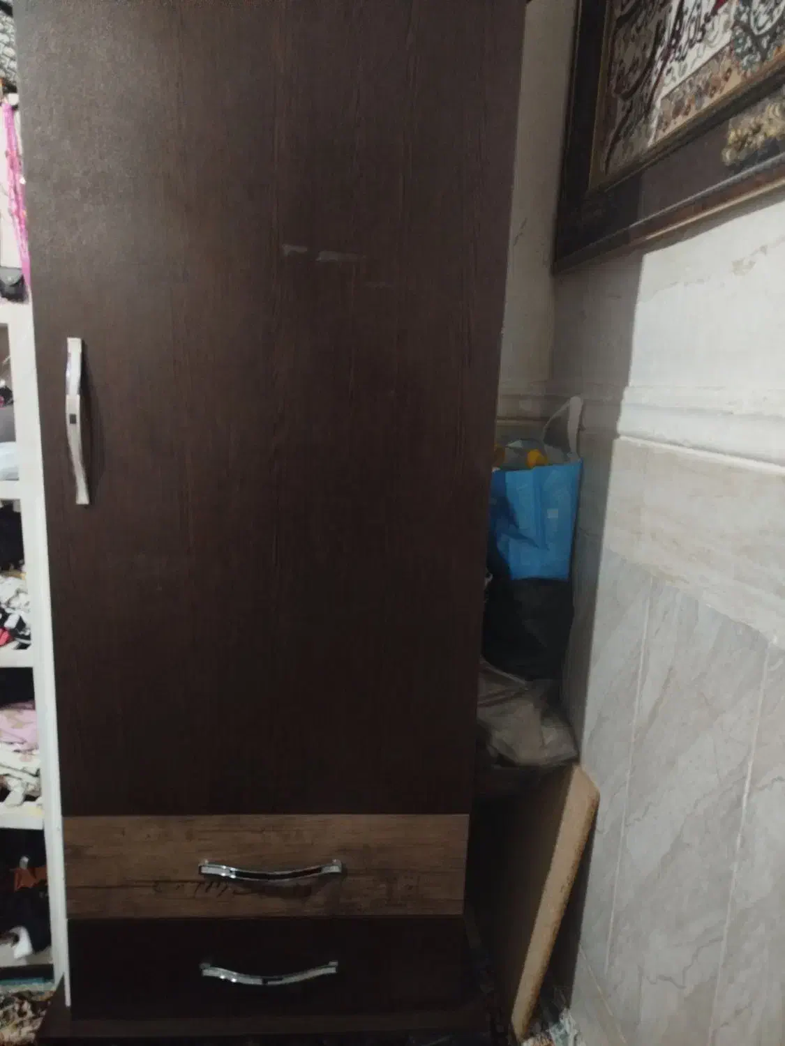 کمد تکی دو کشو|جاکفشی، کمد، دراور|اهواز, زیتون کارگری|دیوار