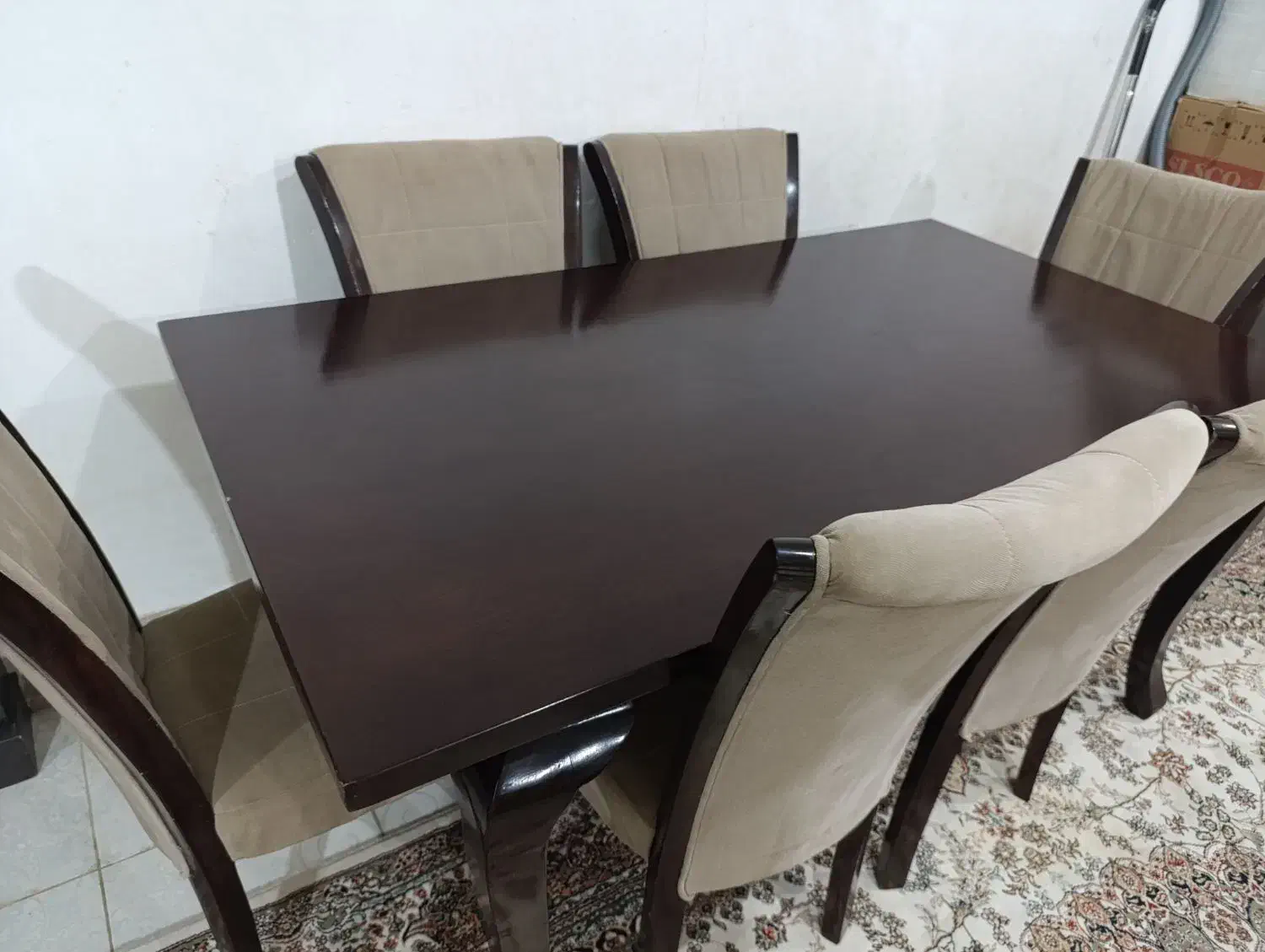 میز نهارخوری شش نفره|میز و صندلی غذاخوری|اهواز, کوی صادقیه|دیوار