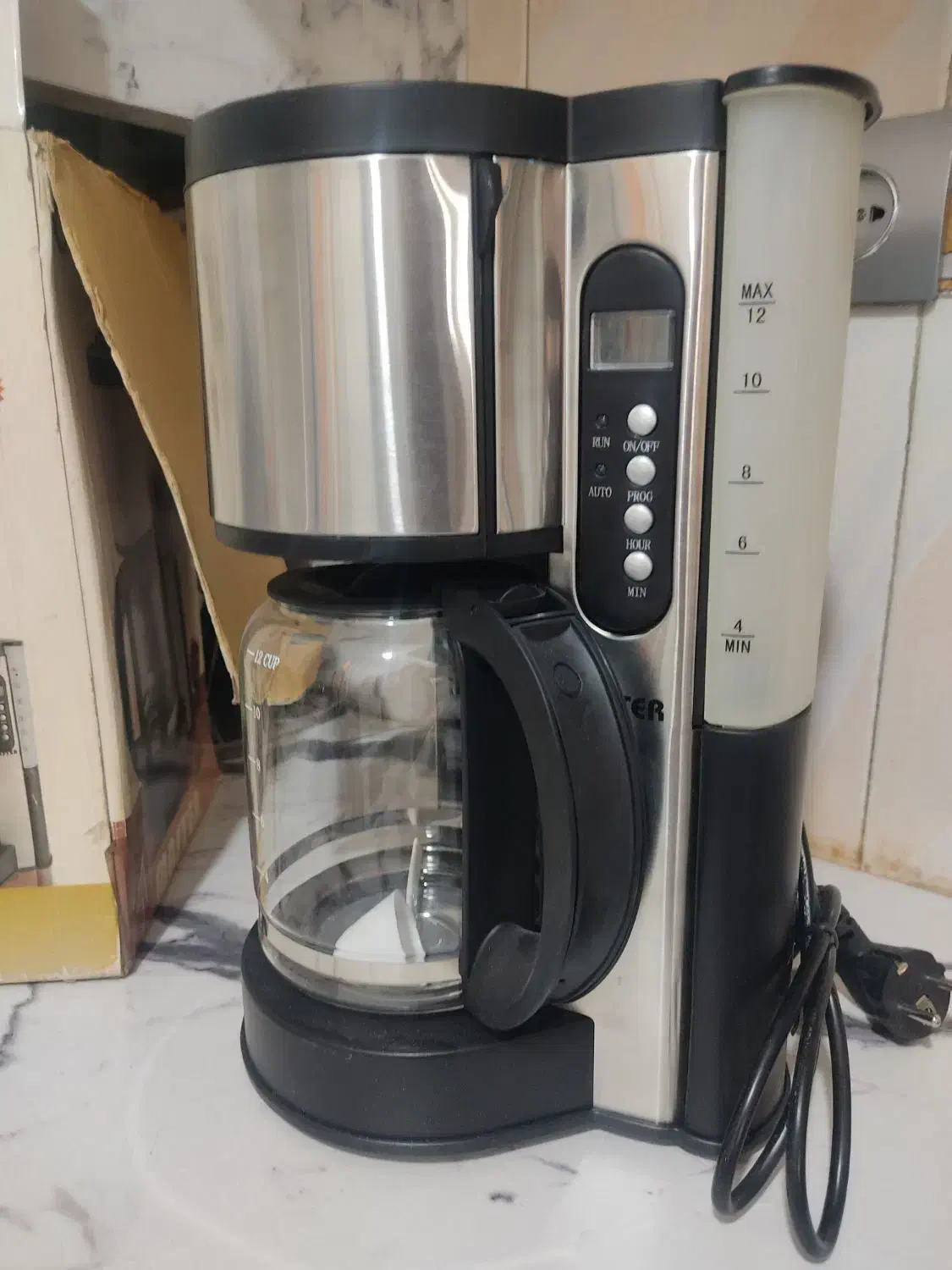 قهوه ساز نو با جعبه|سماور، چای‌ساز، قهوه‌ساز|اسلام‌شهر, شهرک قائمیه|دیوار