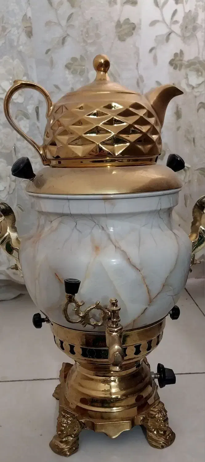 سماور گازی 6 لیتری|سماور، چایساز، قهوهساز|خرمآباد, |دیوار