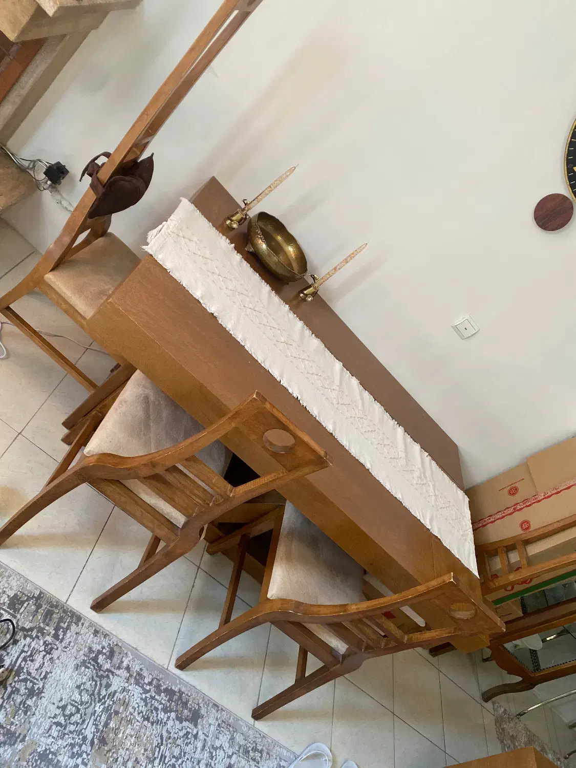 میز غذا خوری|میز و صندلی غذاخوری|اندیشه, شهرک مریم|دیوار