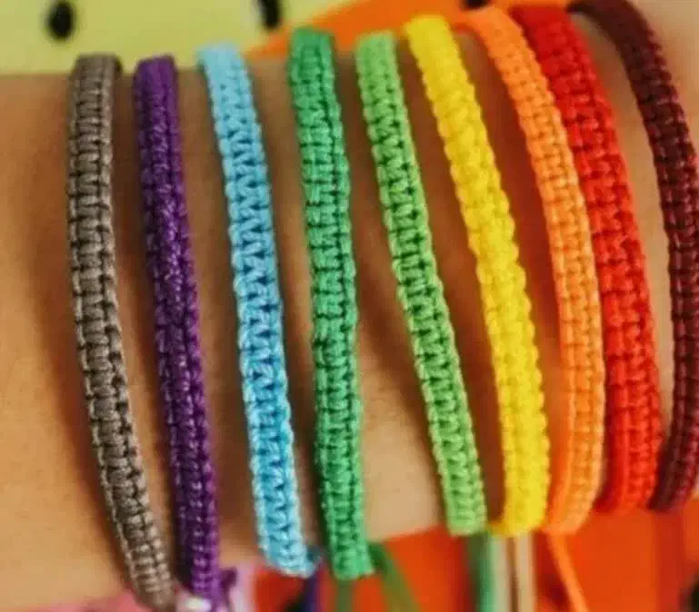 دستبند چرم ومکرومه|بدلیجات|همدان, |دیوار