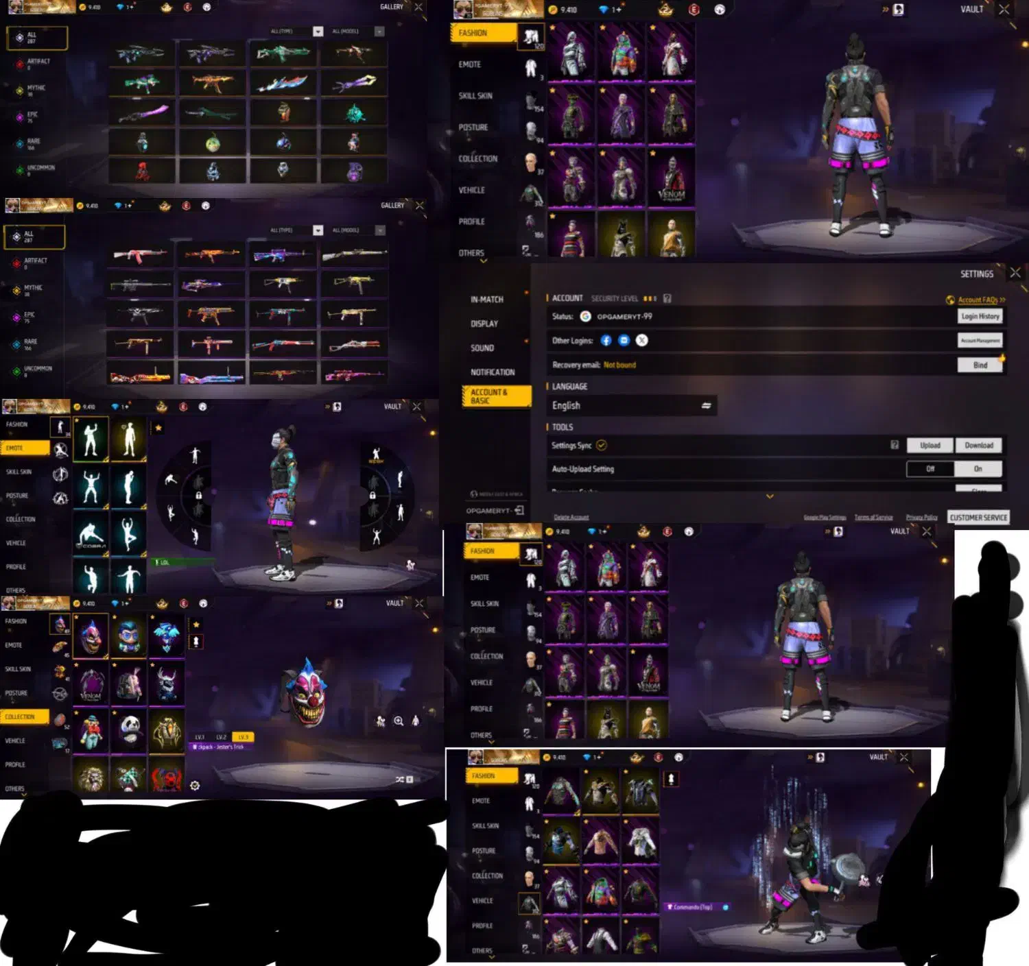 اکانت فری فایر|کنسول، بازی ویدئویی و آنلاین|محلات, |دیوار