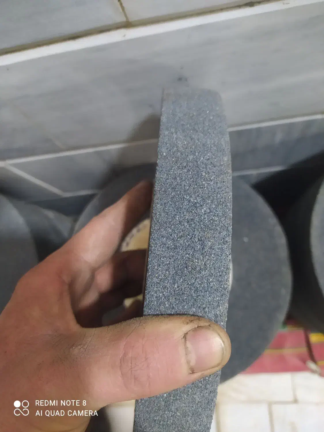 سنگ رومیزی سنباده چاقو تیز کنی سایز ۲۵ سانت|ابزارآلات|قم, بیست متری ولیعصر|دیوار