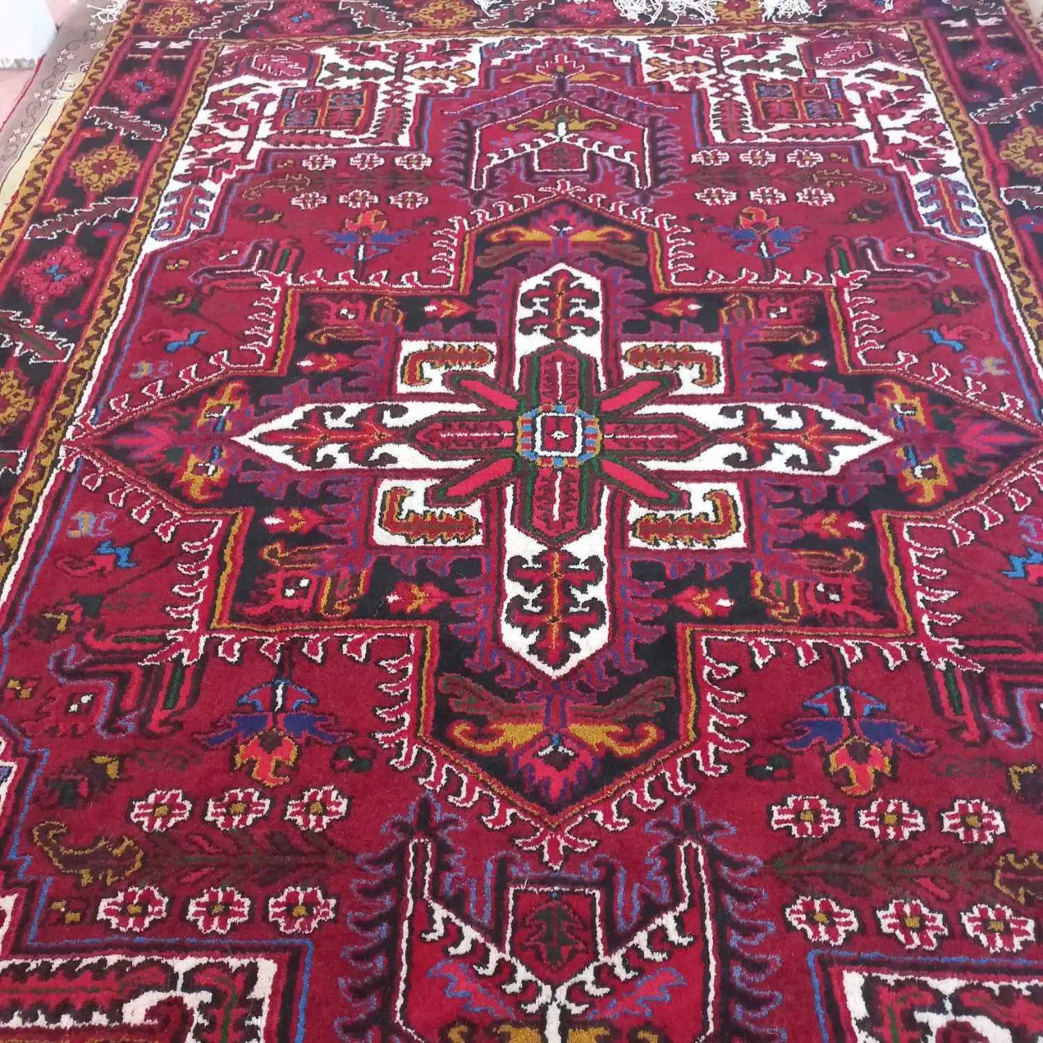 فرش 9 متری نو دستبافت اطراف هریس بیلوردی|فرش|تبریز, |دیوار