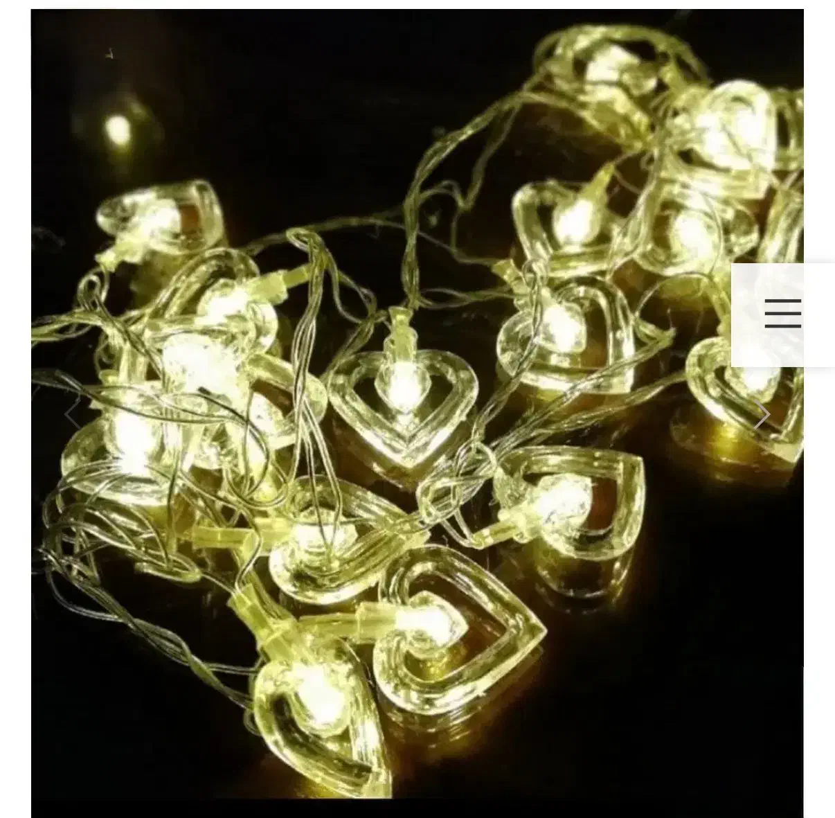 ریسه ی لامپ طرح قلب و ماه|ریسه و چراغ تزئینی|شاهینشهر, عطار|دیوار