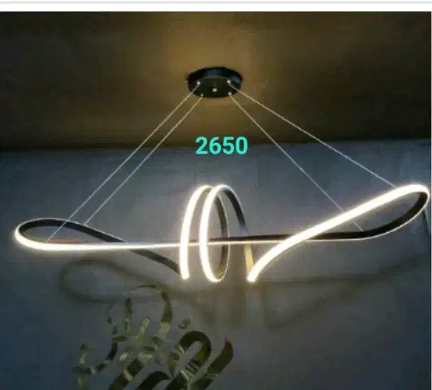 حراا*ج لوستر مدرن شیک جدیدبعلت تغییرشغل ریموت دار|لوستر و چراغ آویز|رشت, کوی جام جم|دیوار