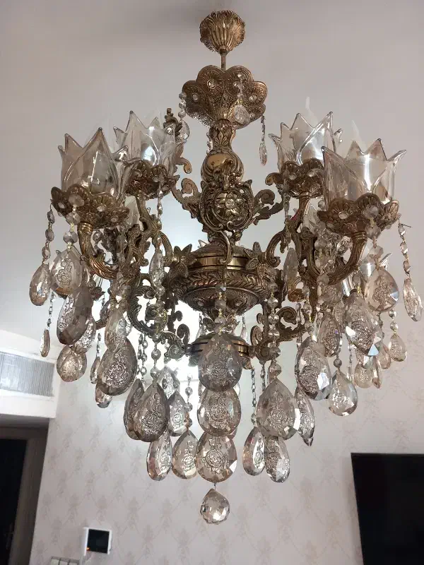 لوستر برنز و لوستر آشپزخانه و اتاق کودک|لوستر و چراغ آویز|قم, پردیسان|دیوار