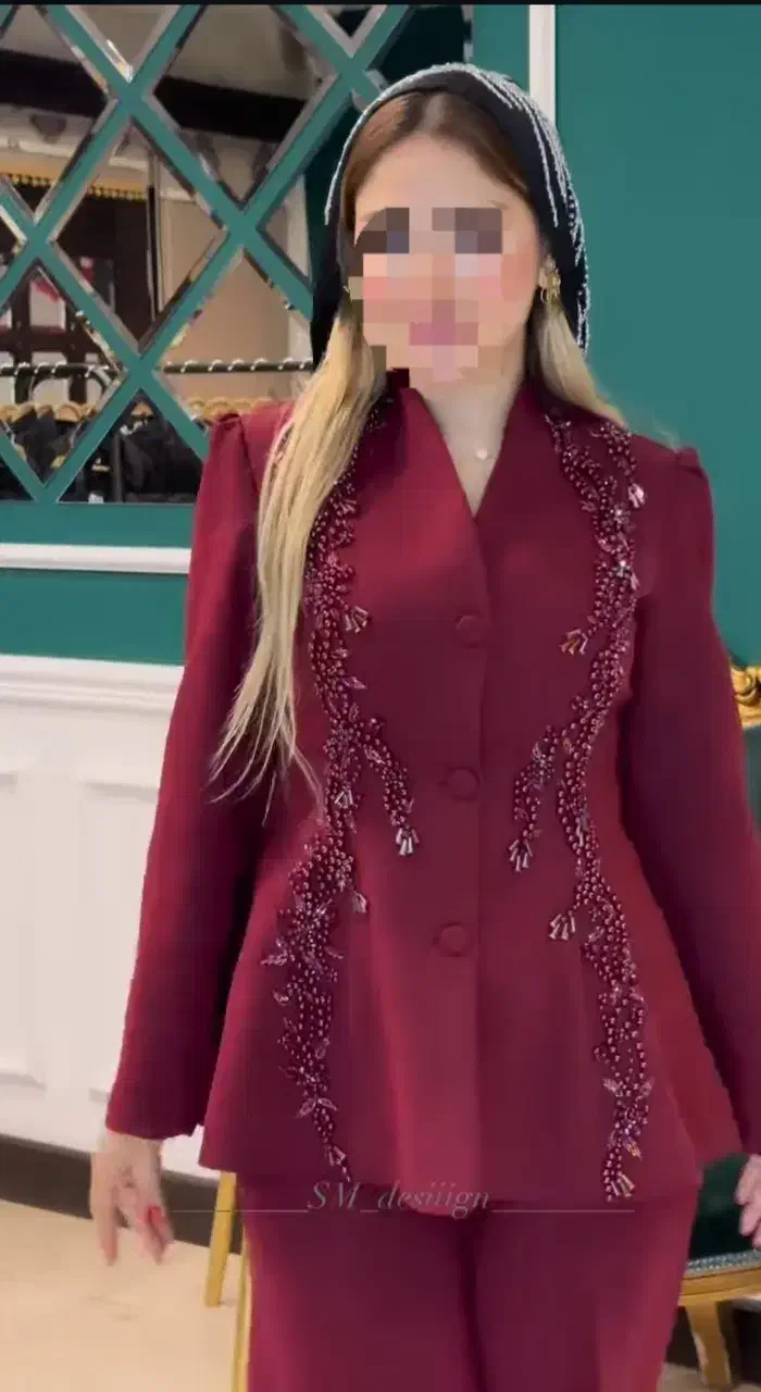 کت شلوار مجلسی جواهردوزی شده|لباس|تهران, فرمانیه|دیوار