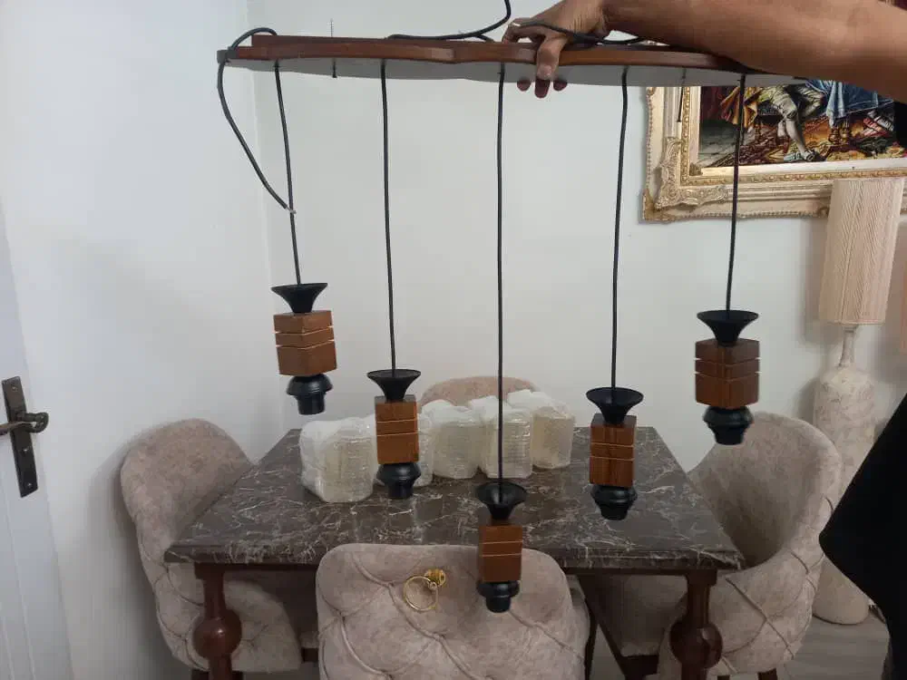 لوستر ۵ شاخه|لوستر و چراغ آویز|تهران, کیانشهر|دیوار