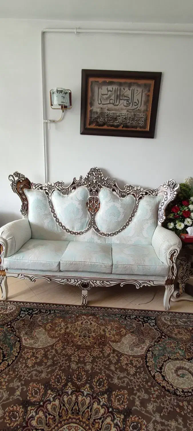 مبل ۷نفره|مبلمان خانگی و میز عسلی|آستارا, |دیوار