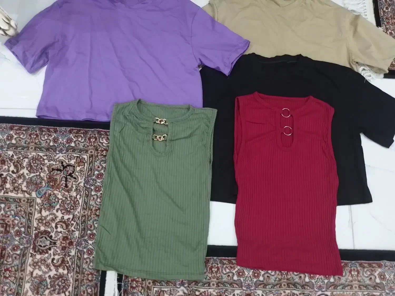 تاپ زنانه و کراپ دخترانه نخی|لباس|ری, شهادت|دیوار