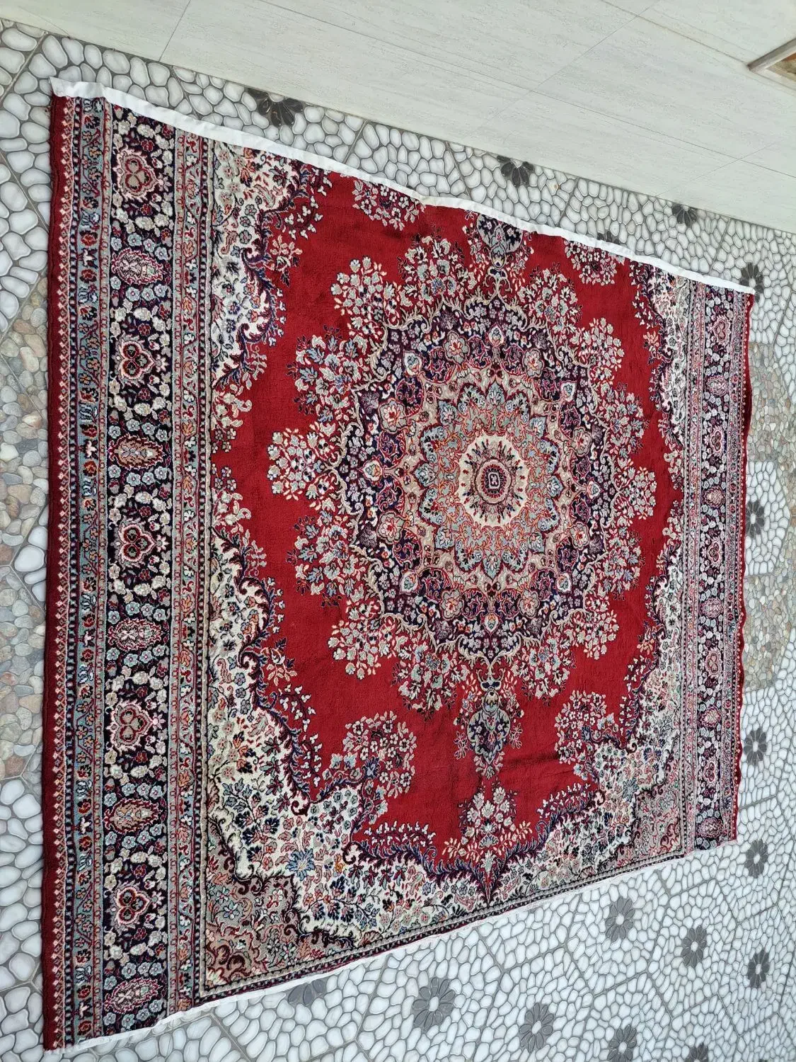 فرش|فرش|قزوین, |دیوار