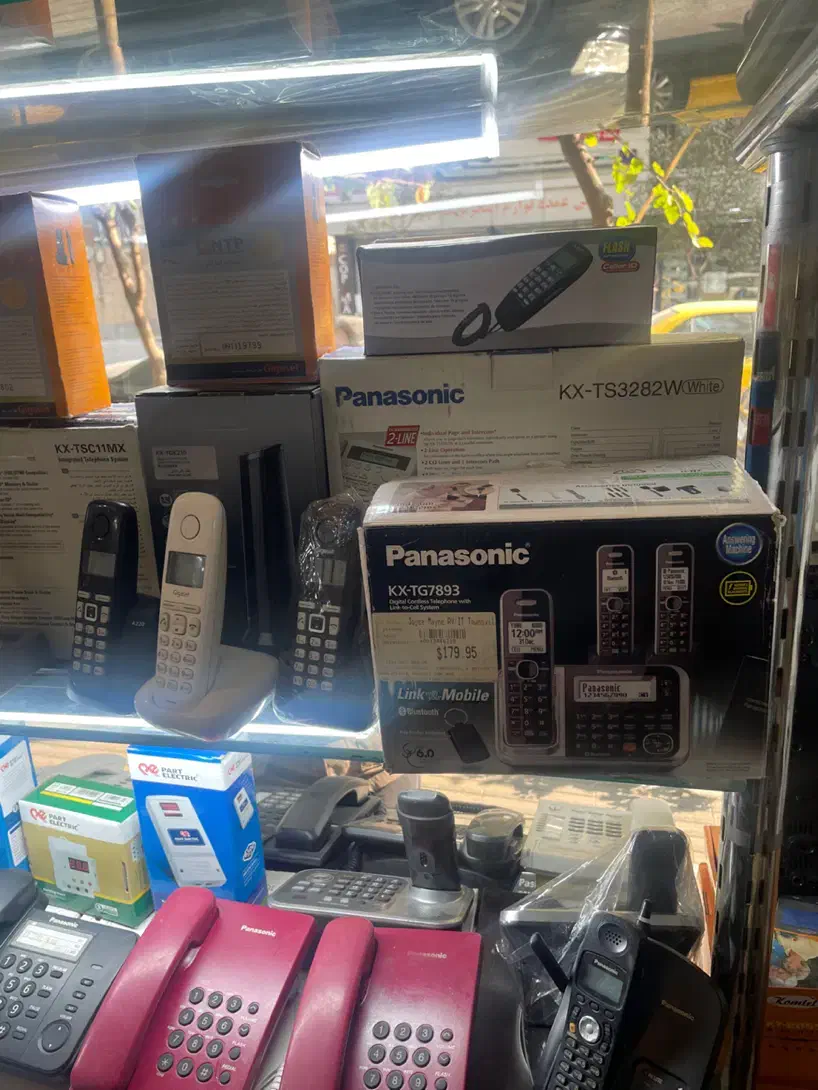 تلفن بیسیم پاناسونیک 2 گوشی منشی بلوتوثKX-TG7892آک|تلفن رومیزی|تهران, ایرانشهر|دیوار