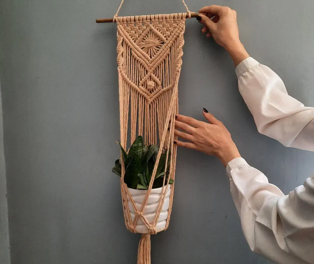 انواع کار دست مکرومه و رافیا|صنایع دستی و سایر لوازم تزئینی|تهران, صادقیه|دیوار