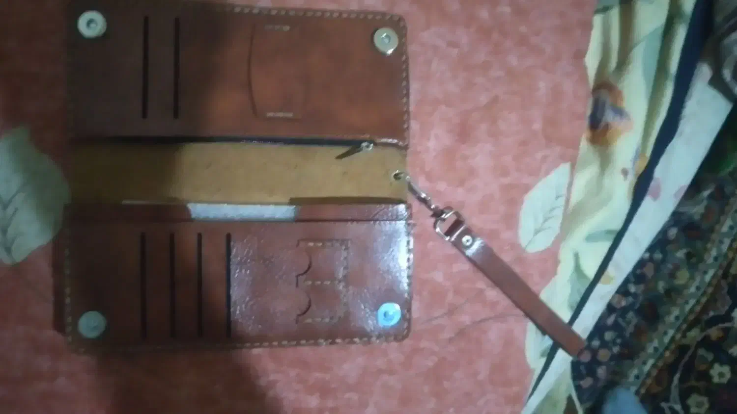 یه کیف چرم ما کارتی با جاپول|کیف، کفش، کمربند|بروجرد, |دیوار