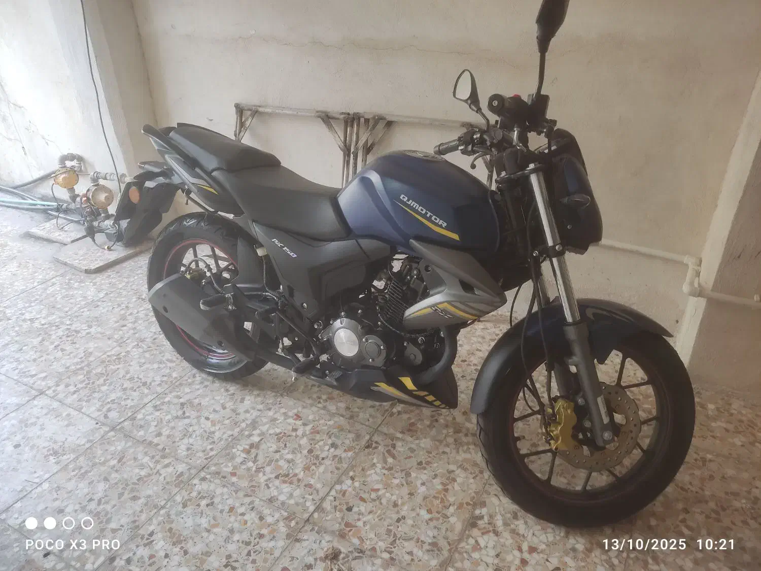 QJ MOTOR NX150 مدل 1403|موتورسیکلت|تالش, هشتپر|دیوار