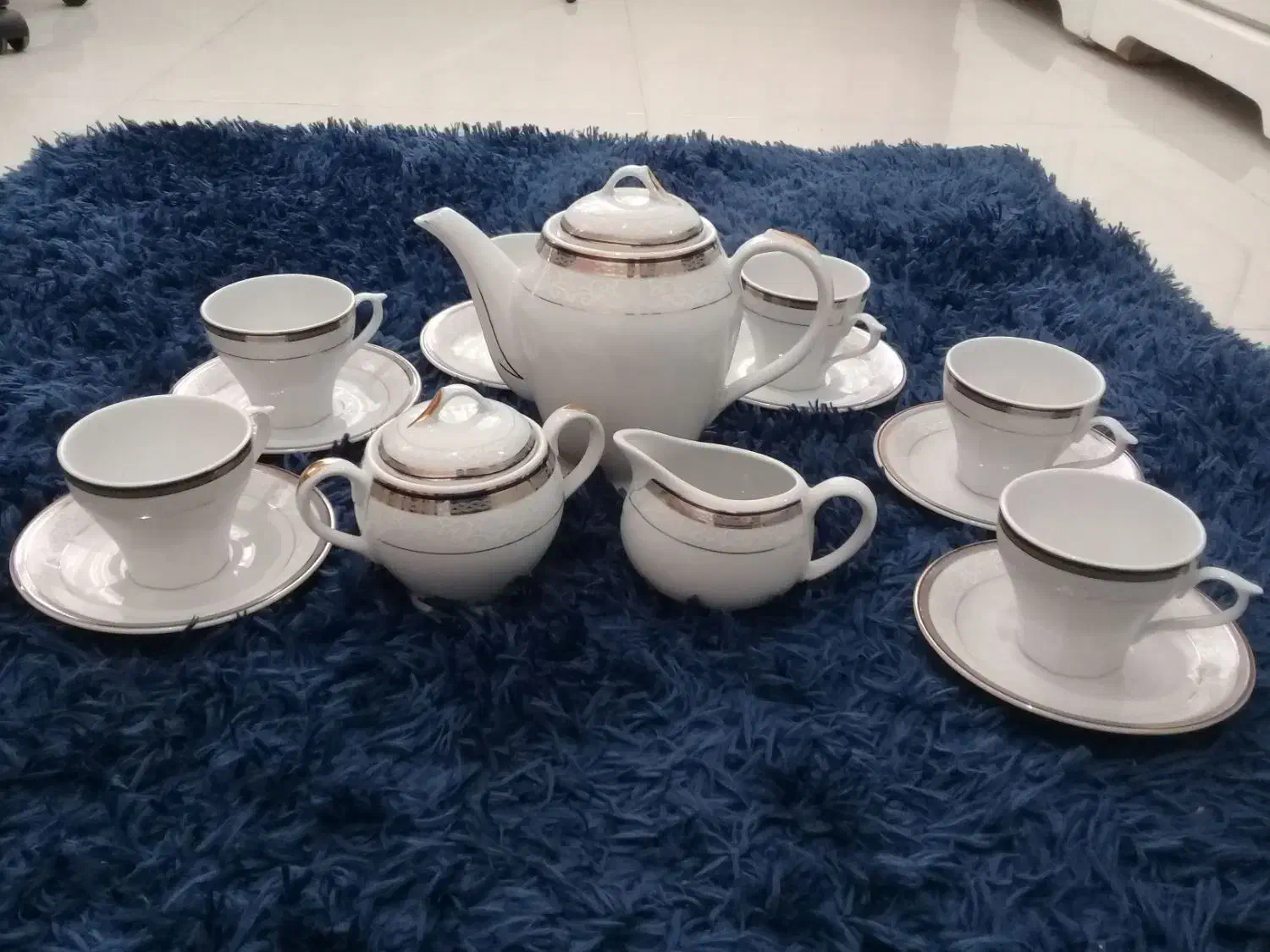 کتری چدنی سرویس چایخوری مقصودلیوان طلایی کره ای|قوری، کتری، قهوه‌ساز دستی|مشهد, الهیه|دیوار