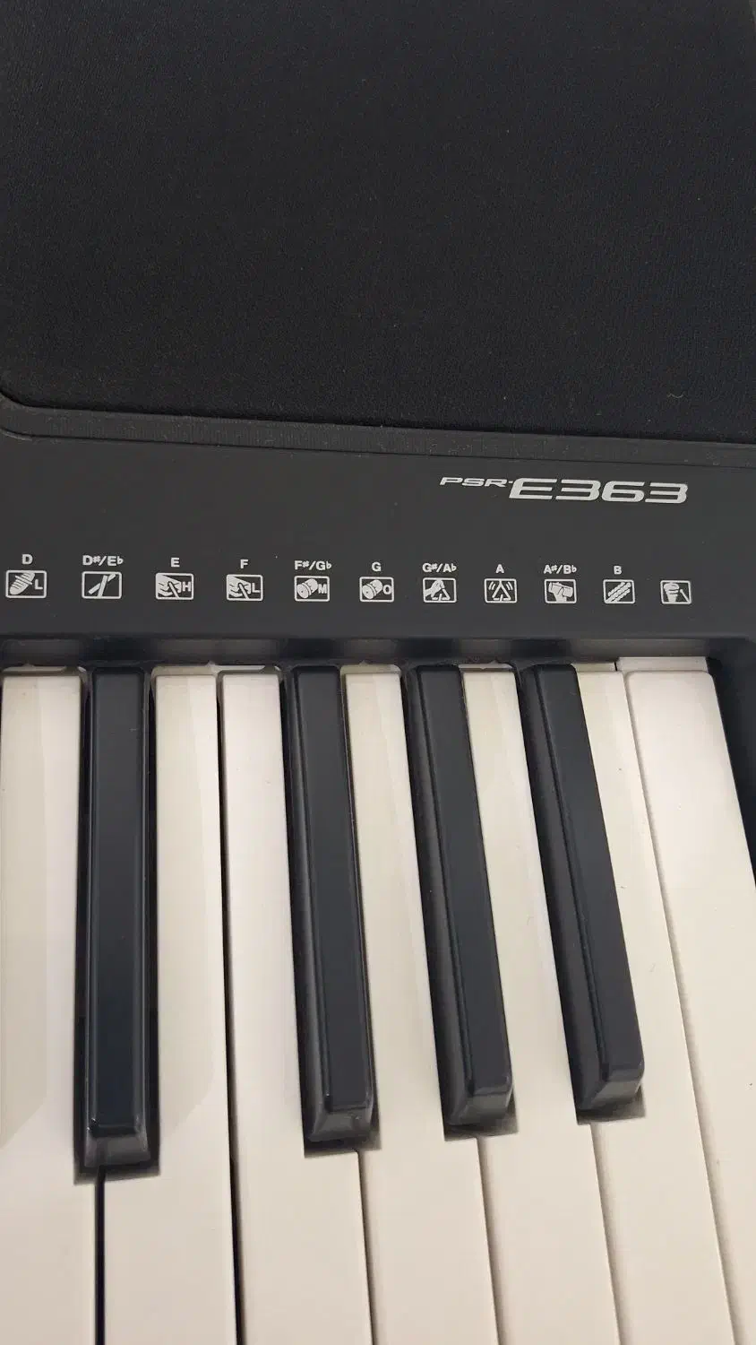 ارگ کیبورد پیانو یاماها e363|پیانو، کیبورد، آکاردئون|مشهد, سجاد شهر|دیوار