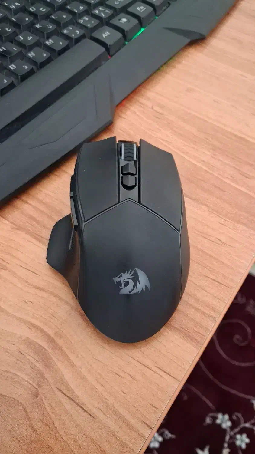 موس بی سیم گیمینگ رداگون مدل AXE M814 PRO RGB|قطعات و لوازم جانبی رایانه|قم, چهل درخت‎|دیوار