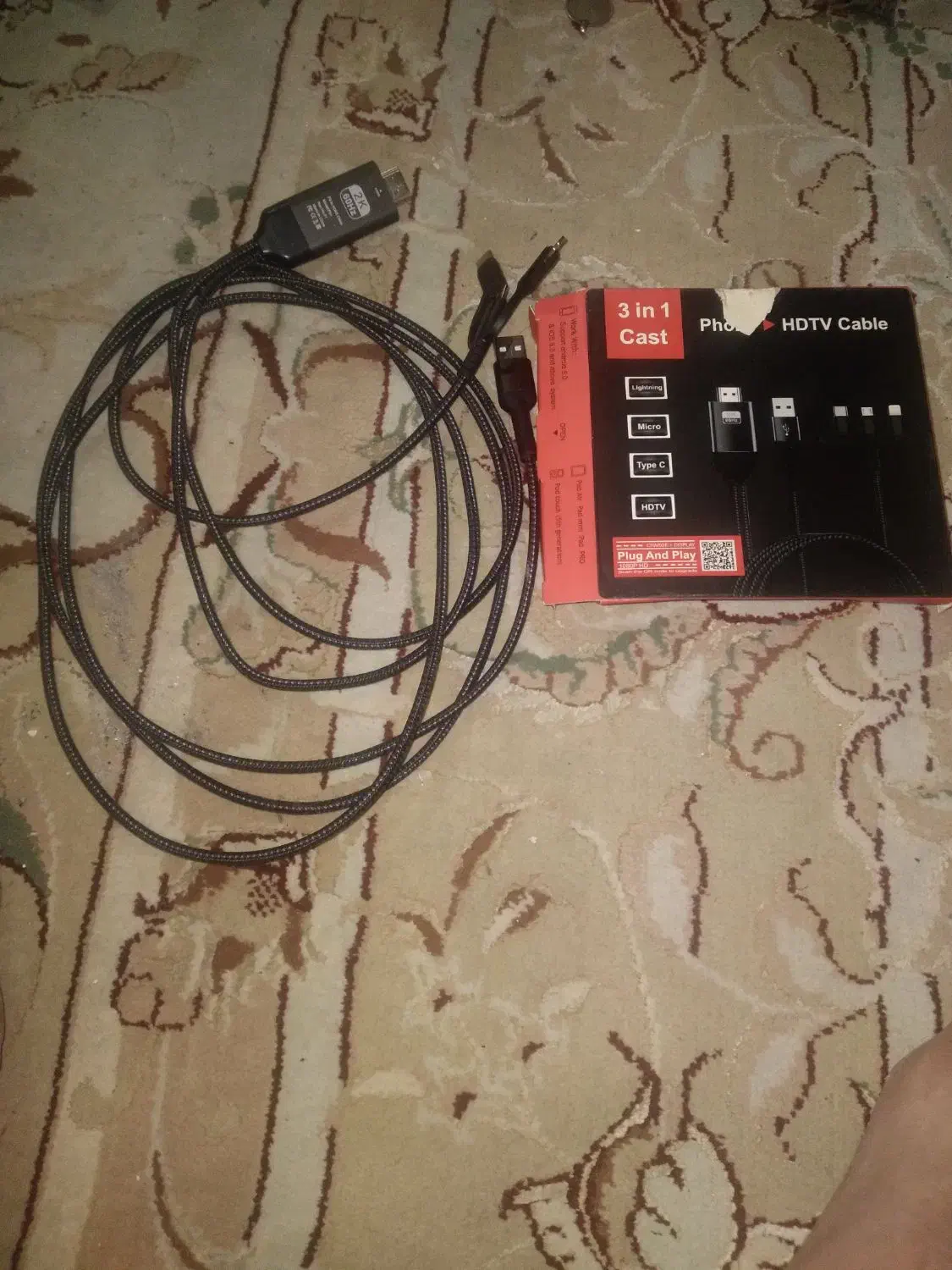 کابل cast|لوازم جانبی موبایل و تبلت|تهران, خاک سفید|دیوار