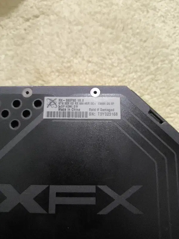 گرافیک xfx rx 580 8g|قطعات و لوازم جانبی رایانه|مریوان, |دیوار