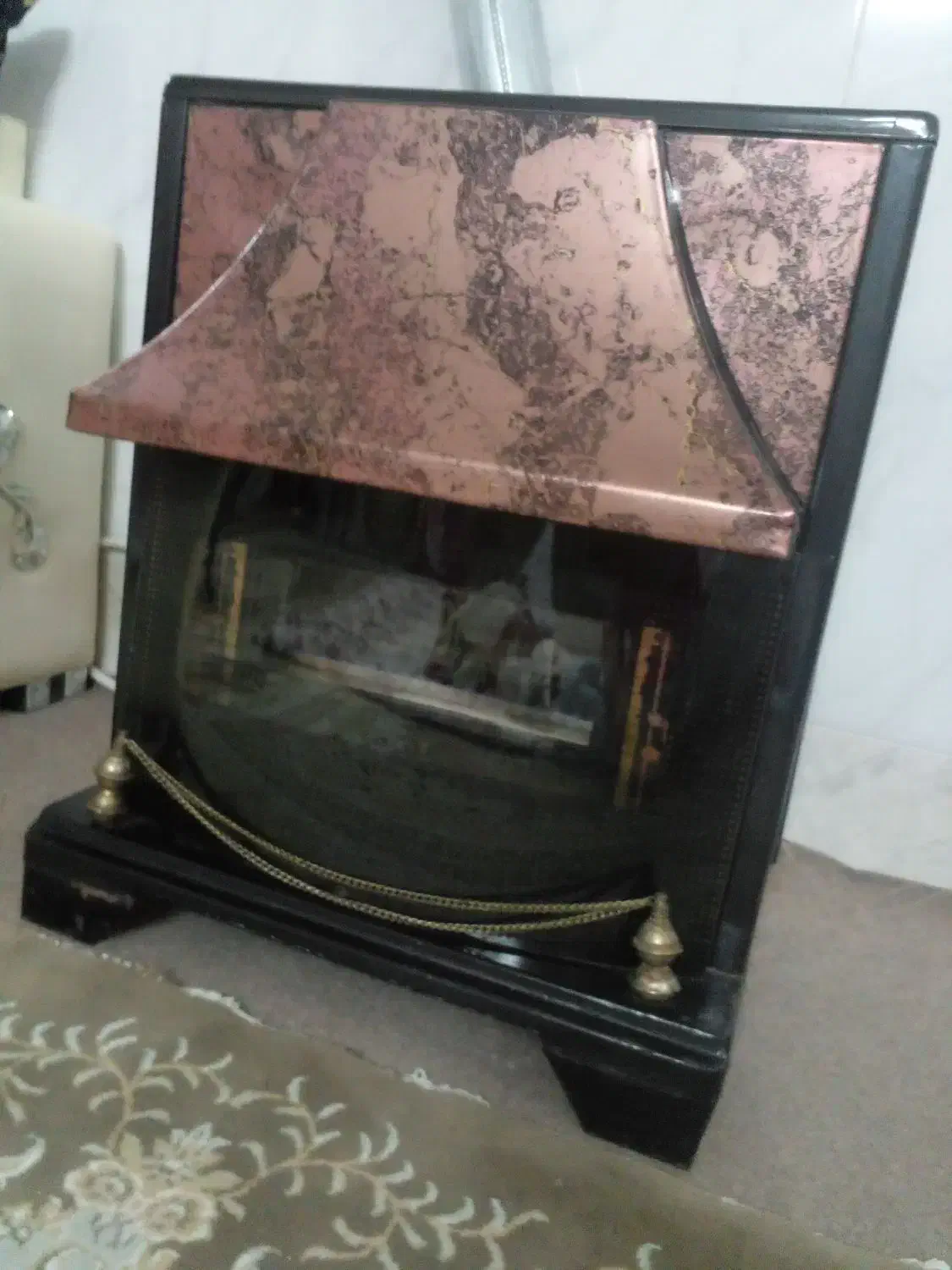 بخاری گازی طرح شومینه|بخاری، هیتر، شومینه|قم, مجیدیه|دیوار