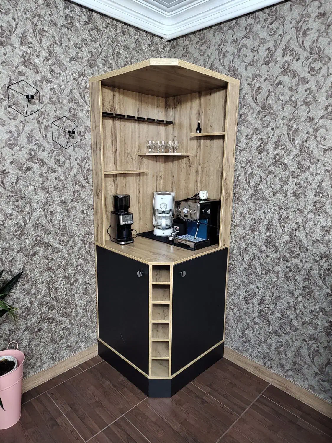 طراحی و ساخت کابینت کمد دیواری میز تی وی و...|کتابخانه، شلف، قفسههای دیواری|اقبالیه, |دیوار