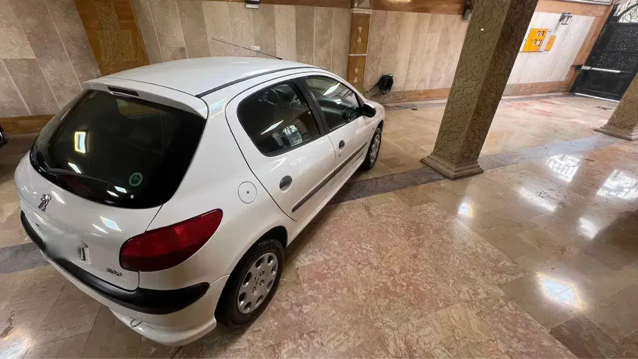 پژو206 تیپ ۲ بدون رنگ بدون خال مشابه صفر مدل1389|خودرو سواری و وانت|کهریزک, |دیوار