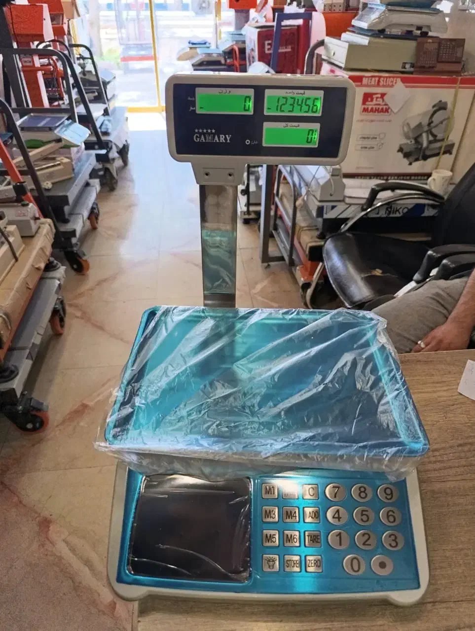 ترازو علمکدار 50کیلویی کیبرد استیل 6رقم|فروشگاه و مغازه|پاکدشت, پاکدشت (مامازند)|دیوار