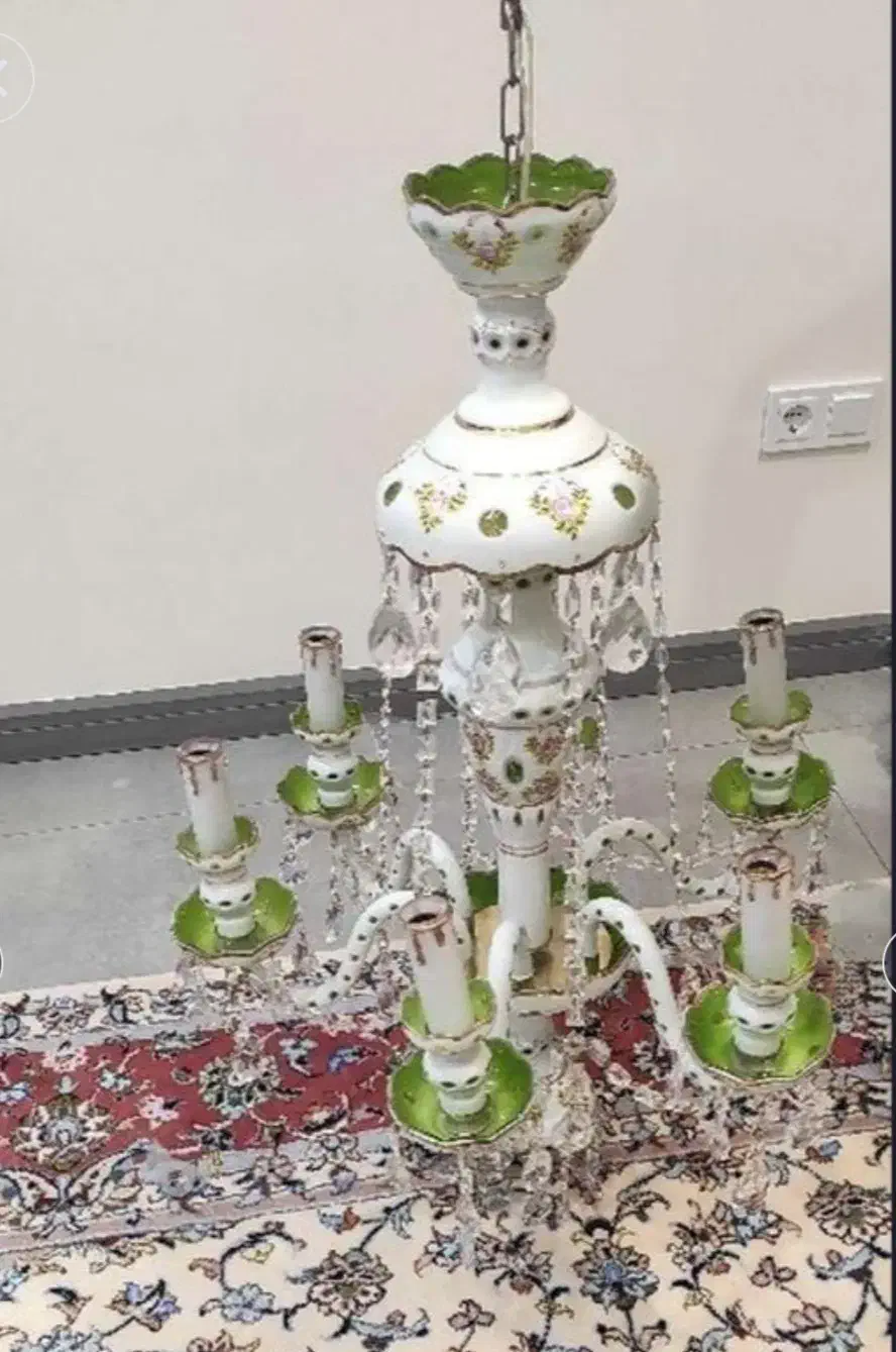 لوستر ۵ شاخه دو پوست|لوستر و چراغ آویز|تهران, امام حسین|دیوار