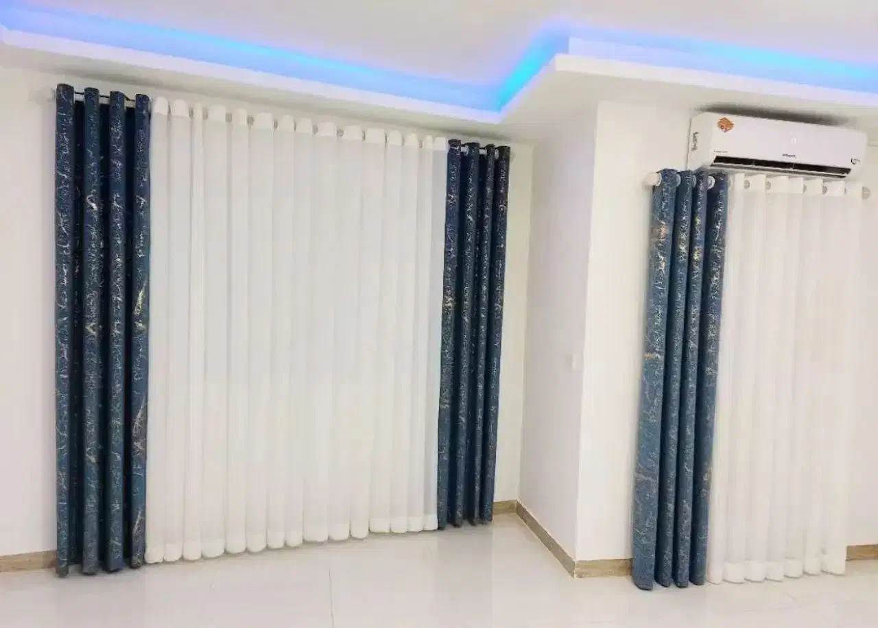 چقدر خوشگلن این پرده ها|پرده، رانر، رومیزی|اصفهان, چرخاب|دیوار